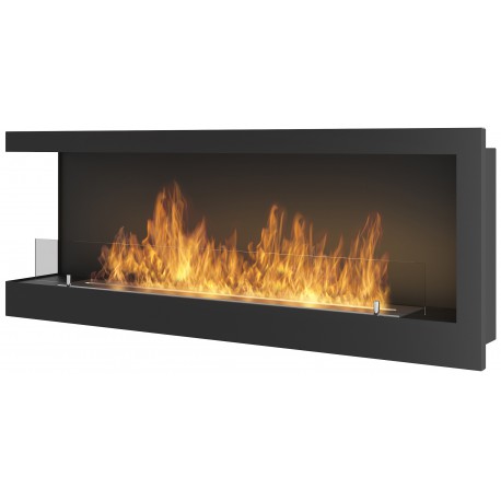Biokominek Corner 120cm L z szybą
