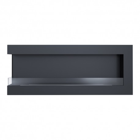 Biokominek Delta narożny 120cm 1200mm L lewy z szybą