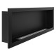 Biokominek Nice-House S-Line 3d czarny matowy 120x40 palnik 800