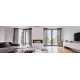 Biokominek Nice-House S-Line 3d czarny matowy 120x40 palnik 800