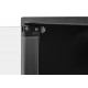 Biokominek narożny lewy do montażu narożnego otwarty 60cm 600mm wysokie szyby