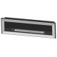 Biokominek Frame 1500mm inox z szybą