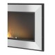 Biokominek Frame 1500mm inox z szybą