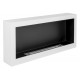Biokominek Nice-House S-Line biały matowy 900mm wiszący naścienny flat slim
